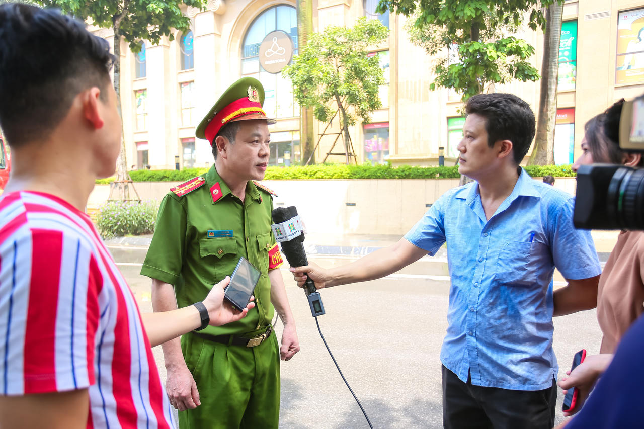 Diễn tập phòng cháy chữa cháy và cứu nạn, cứu hộ tại chung cư D’. Le Pont D’or