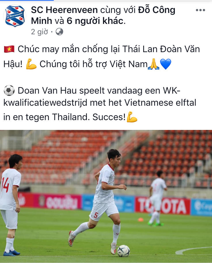 Nức lòng với lời chúc 'độc' từ CLB của Đoàn Văn Hậu 