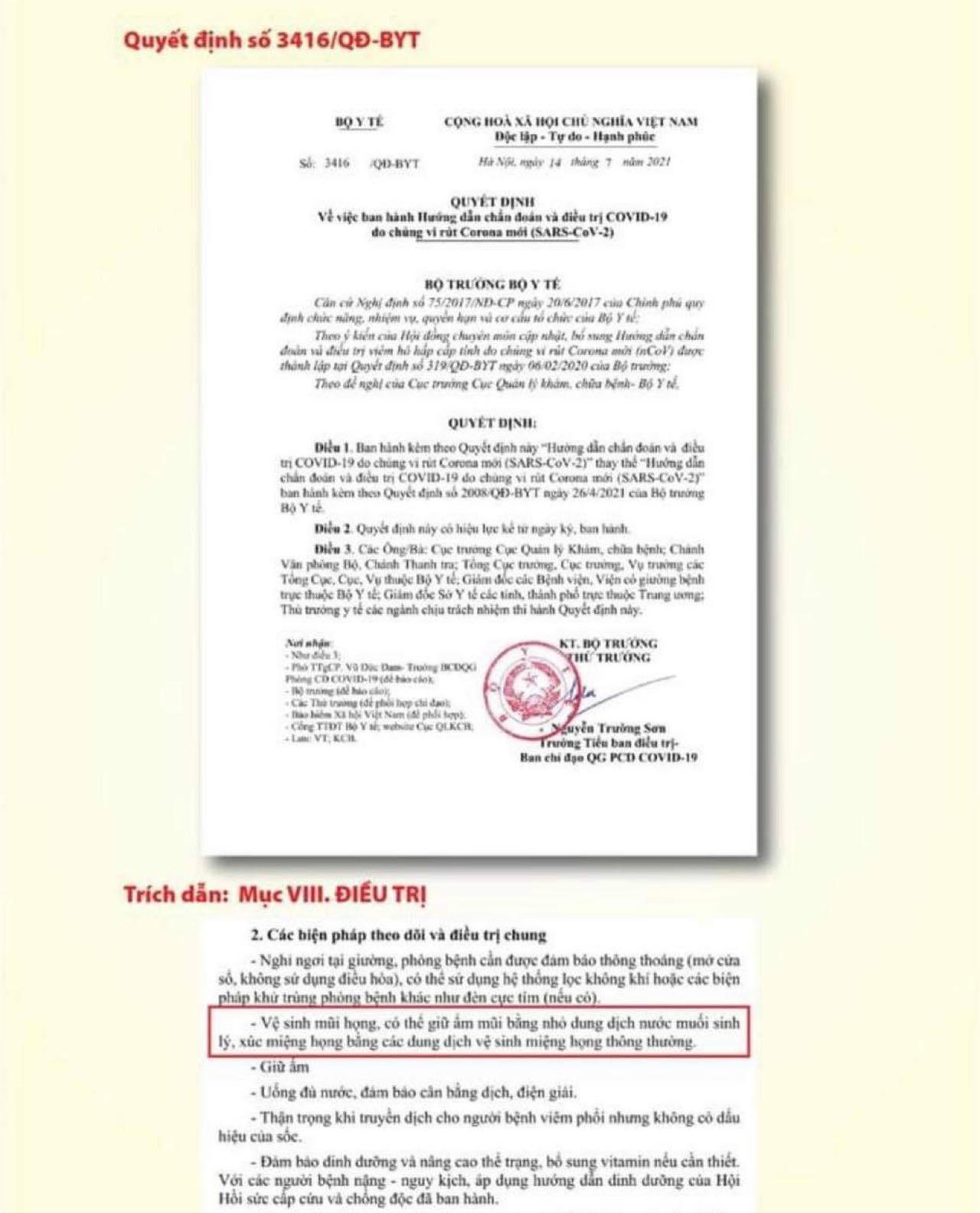 Nhiều thay đổi trong phác đồ điều trị COVID-19 mới nhất