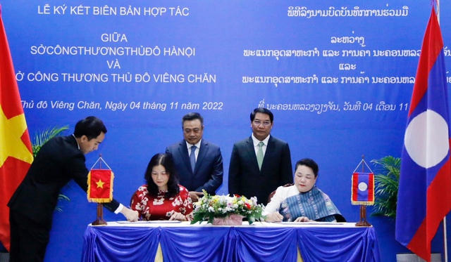 Kết nối đầu tư, thương mại, du lịch Hà Nội - Viêng Chăn 2022