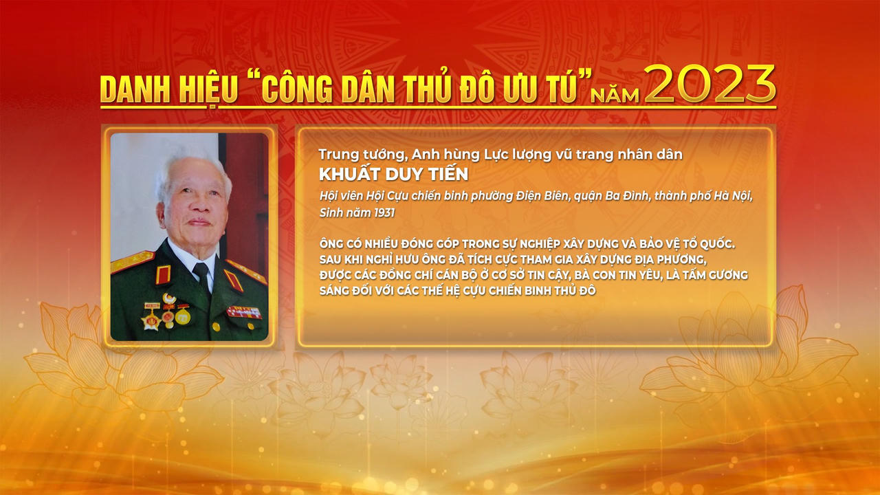 Vinh danh 10 Công dân Thủ đô ưu tú và “Người tốt việc tốt” tiêu biểu