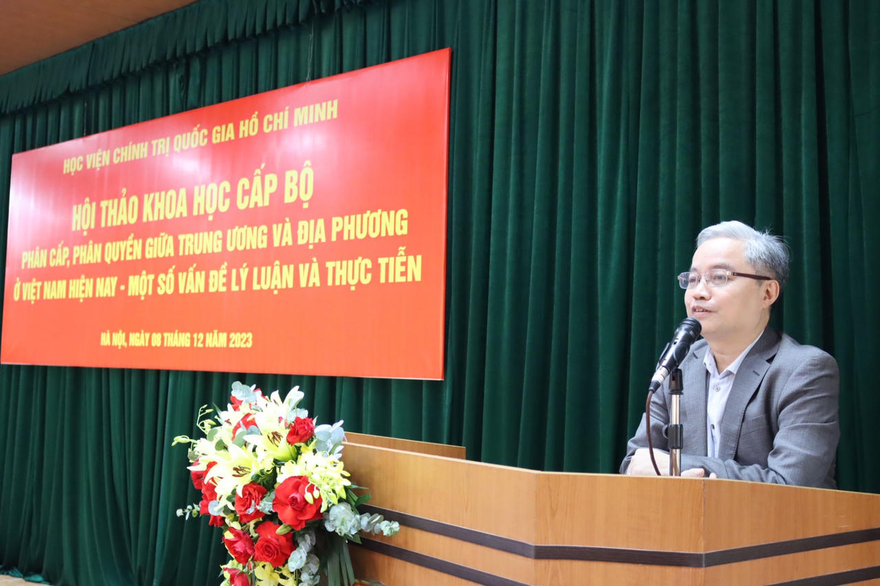 Tăng cường phân cấp, phân quyền đáp ứng yêu cầu đổi mới