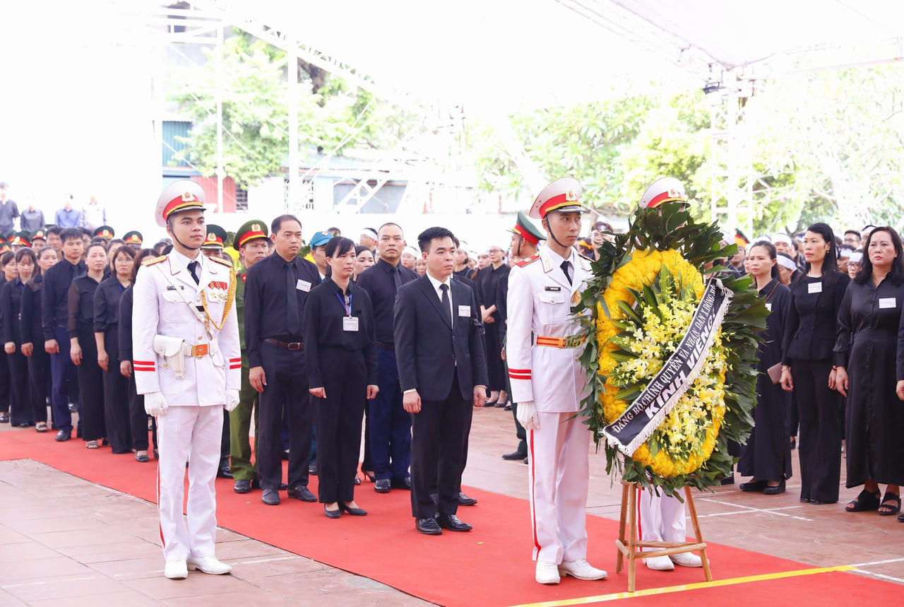 Lễ viếng Tổng Bí thư Nguyễn Phú Trọng tại quê nhà Đông Anh, Hà Nội