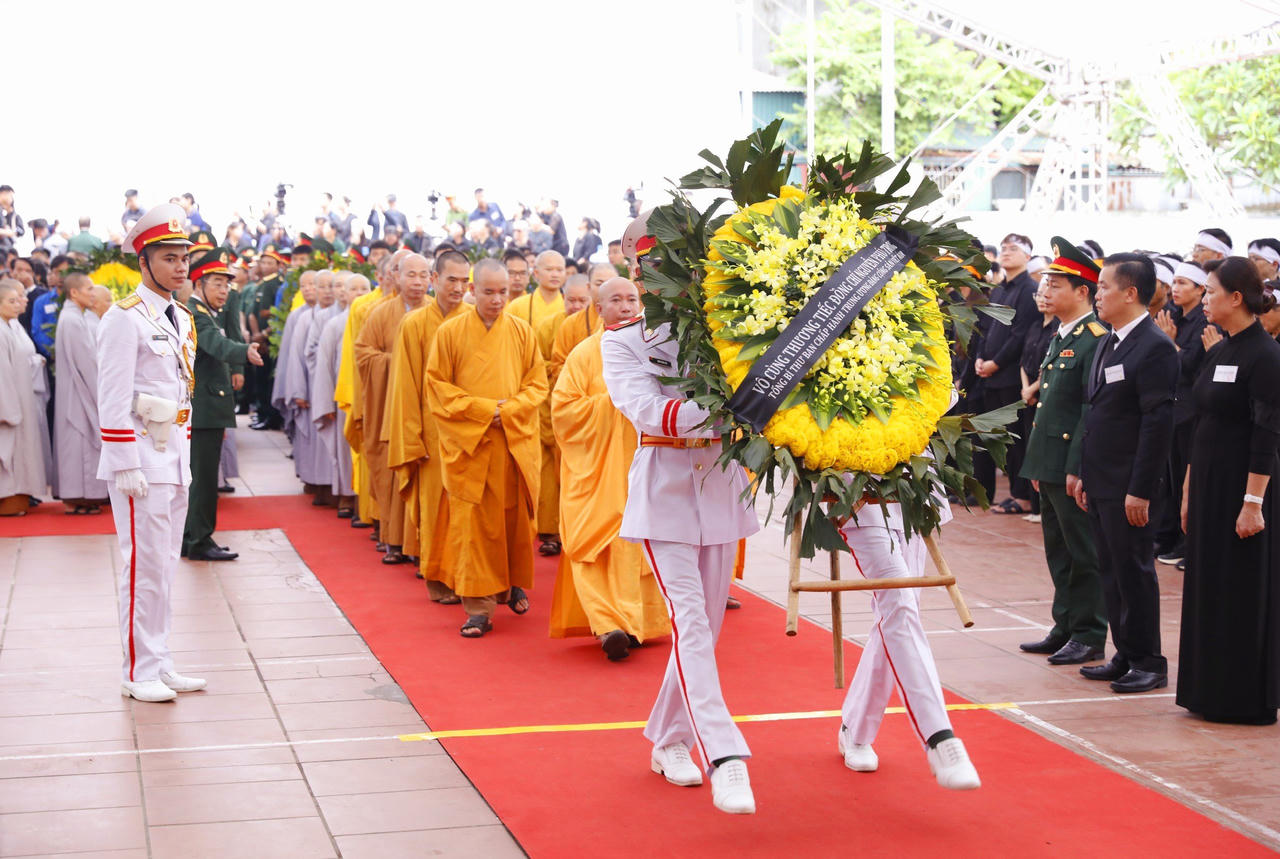 Lễ viếng Tổng Bí thư Nguyễn Phú Trọng tại quê nhà Đông Anh, Hà Nội