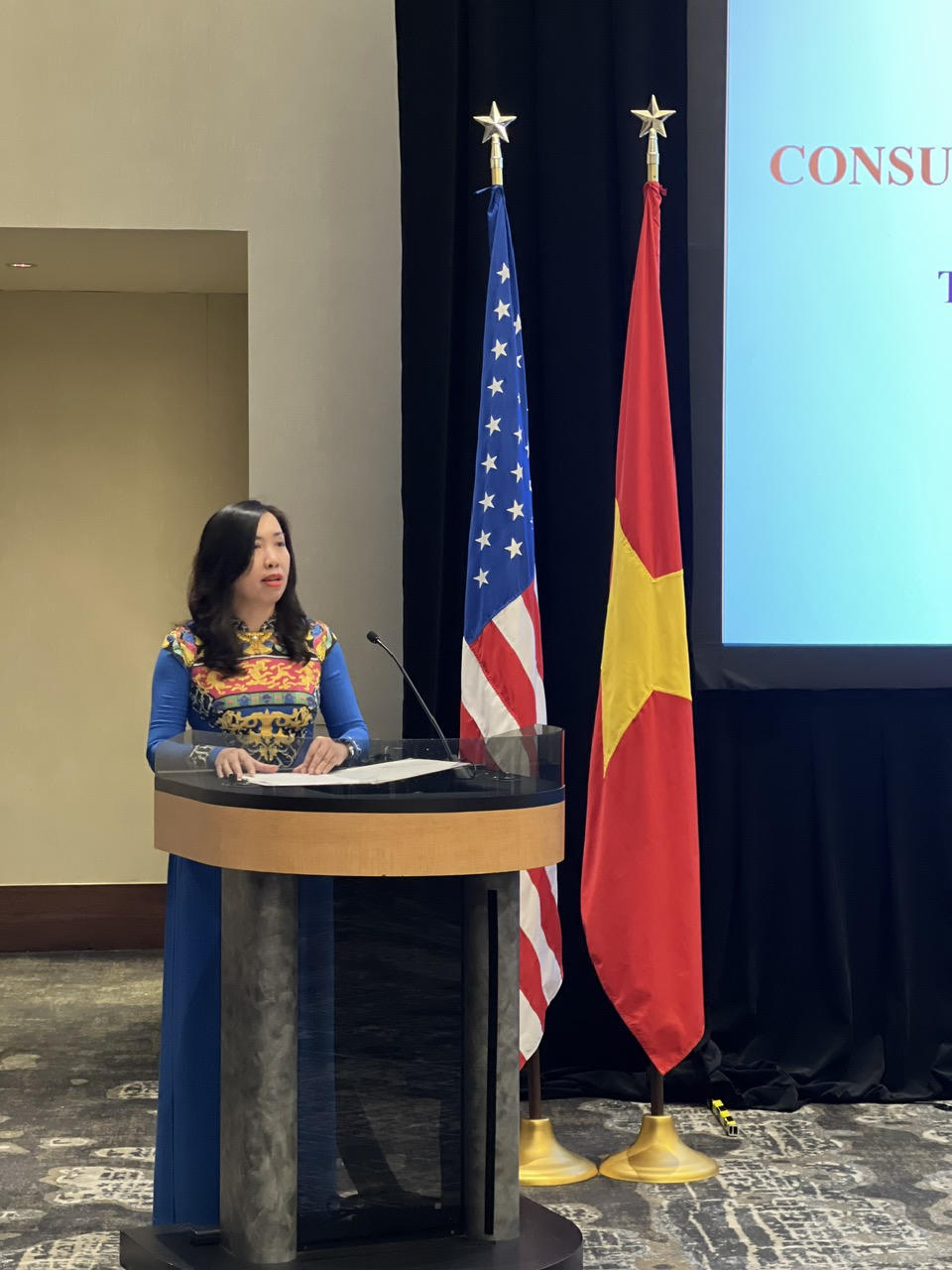 Thứ trưởng Bộ Ngoại giao Lê Thị Thu Hằng làm việc tại Mỹ