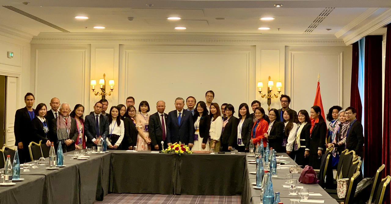 Tổng Bí thư, Chủ tịch nước Tô Lâm gặp đại diện trí thức kiều bào thuộc cộng đồng Pháp ngữ