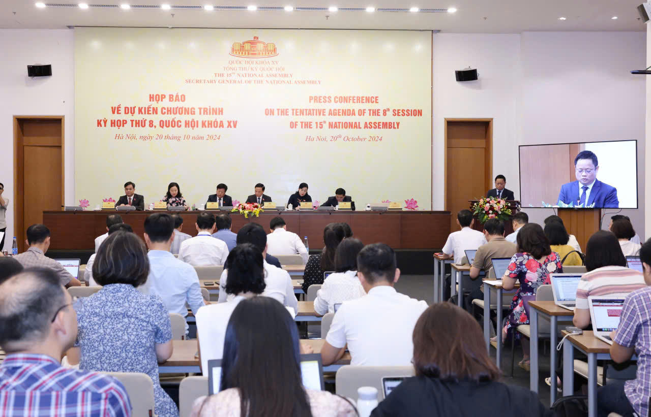 Kỳ họp thứ 8, Quốc hội Khoá XV: Dành phần lớn thời gian cho công tác xây dựng pháp luật