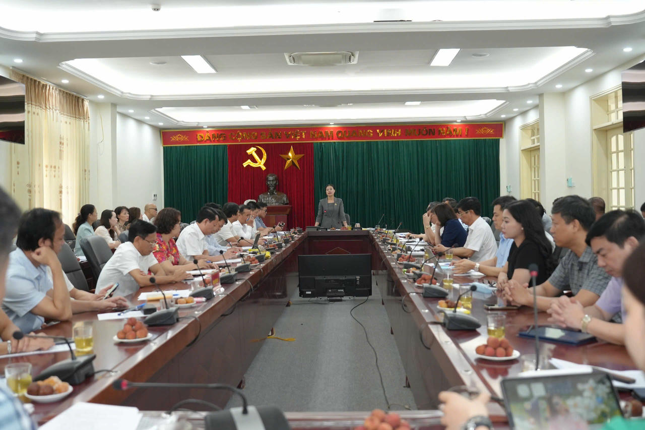 Hà Nội: Tổ công tác số 10 về sắp xếp đơn vị hành chính cấp xã làm việc với các quận, huyện