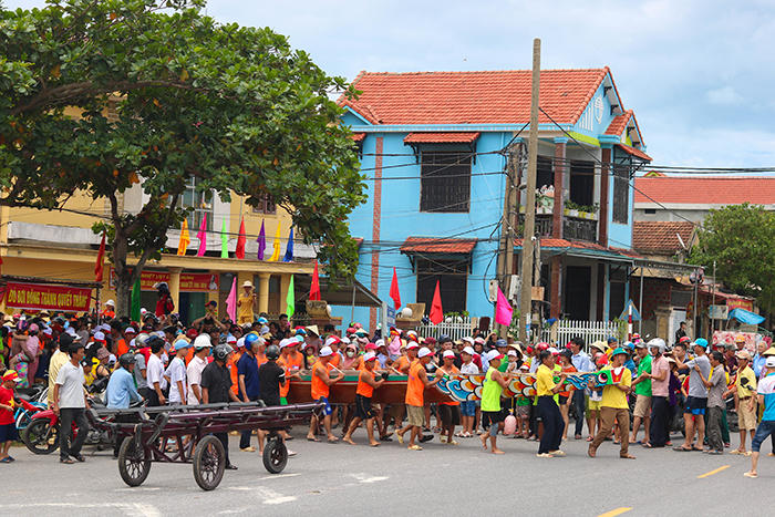 Quảng Bình: Hoàn tất khâu chuẩn bị cho Lễ hội bơi đua thuyền truyền thống 2/9 trên sông Kiến Giang
