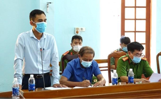 Công an Quảng Bình đồng hành, hỗ trợ xã Quảng Đông trong công tác xây dựng nông thôn mới