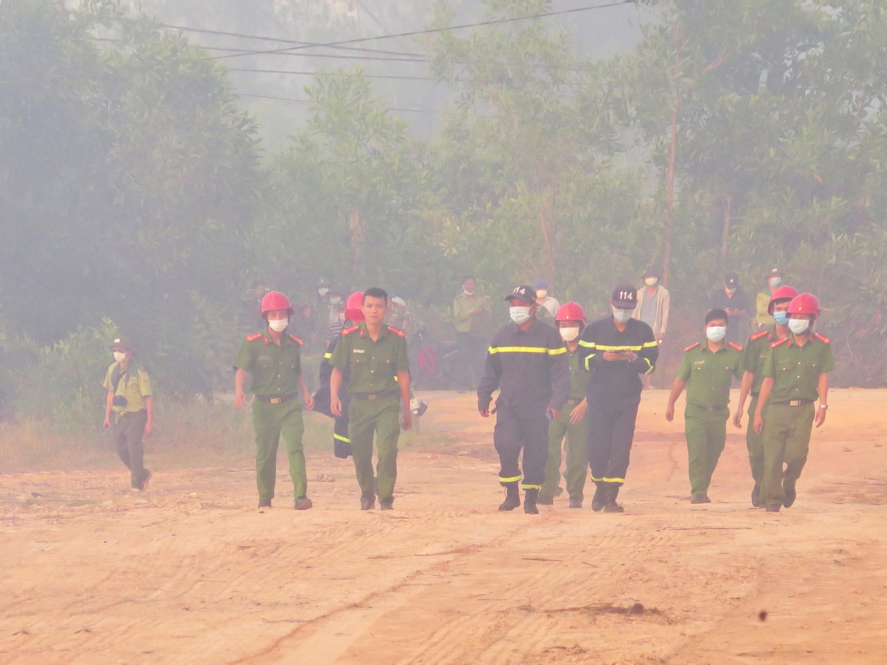 Cháy rừng dữ dội tại Thừa Thiên - Huế