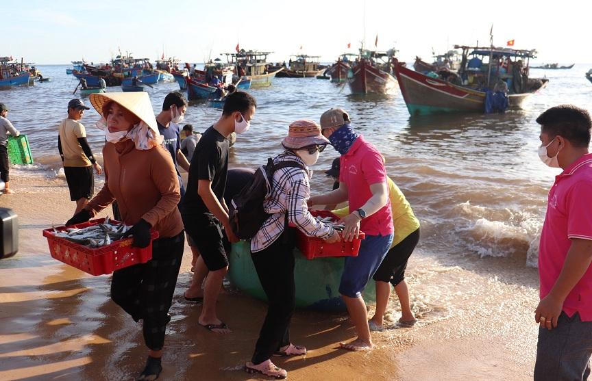 Người Quảng Bình góp cá tươi gửi TP HCM