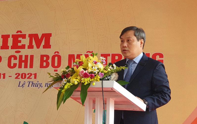 Kỷ niệm 90 năm thành lập Chi bộ Đảng đầu tiên ở vùng Nam Quảng Bình