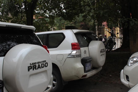 Xe biển xanh “dàn hàng” dự hội Lim