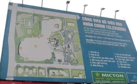 Ai đang xé nát dự án công viên hồ điều hòa Nhân Chính?