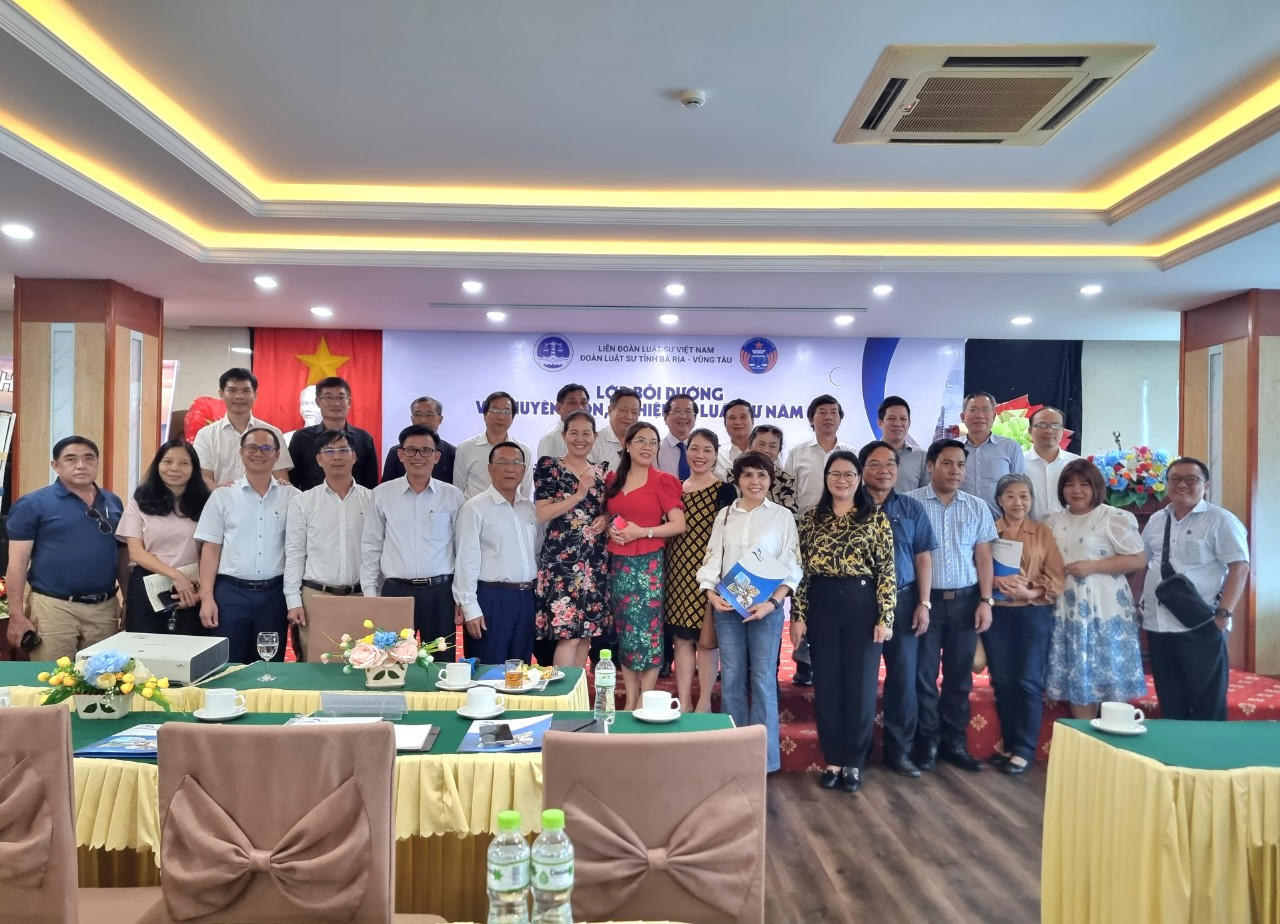 Đoàn Luật sư Bà Rịa Vũng Tàu bồi dưỡng chuyên môn nghiệp vụ cho Luật sư
