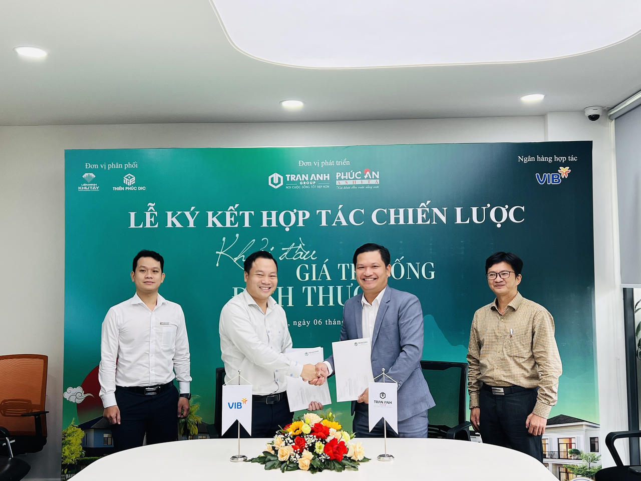 Trần Anh Group ký kết hợp tác chiến lược dự án Phúc An Ashita