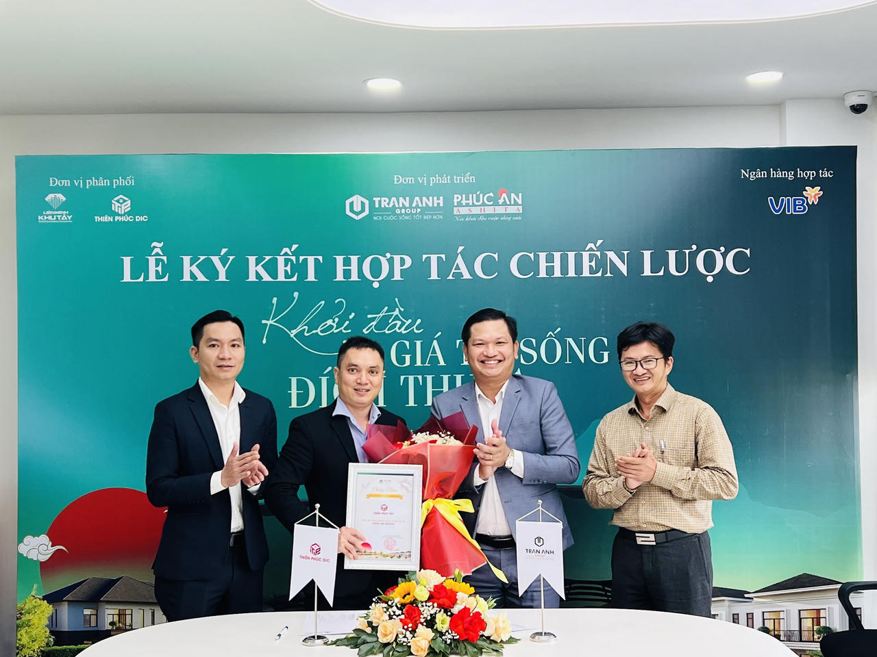 Trần Anh Group ký kết hợp tác chiến lược dự án Phúc An Ashita