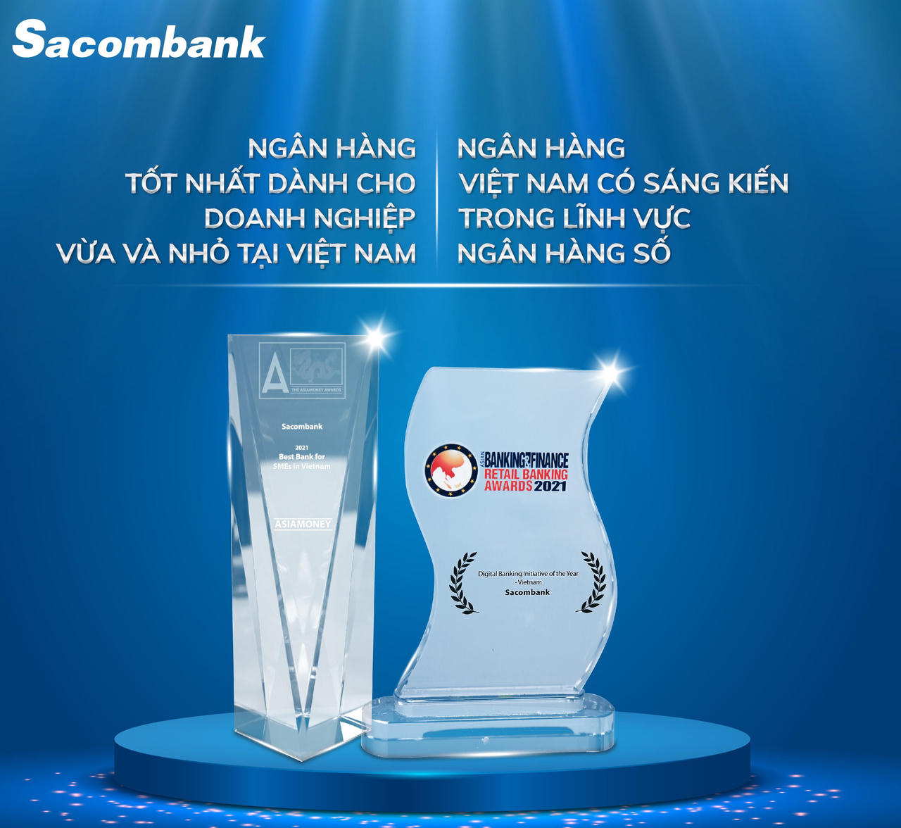 Sacombank đạt giải thưởng Quốc tế “Ngân hàng tốt nhất dành cho doanh nghiệp vừa và nhỏ tại Việt Nam”