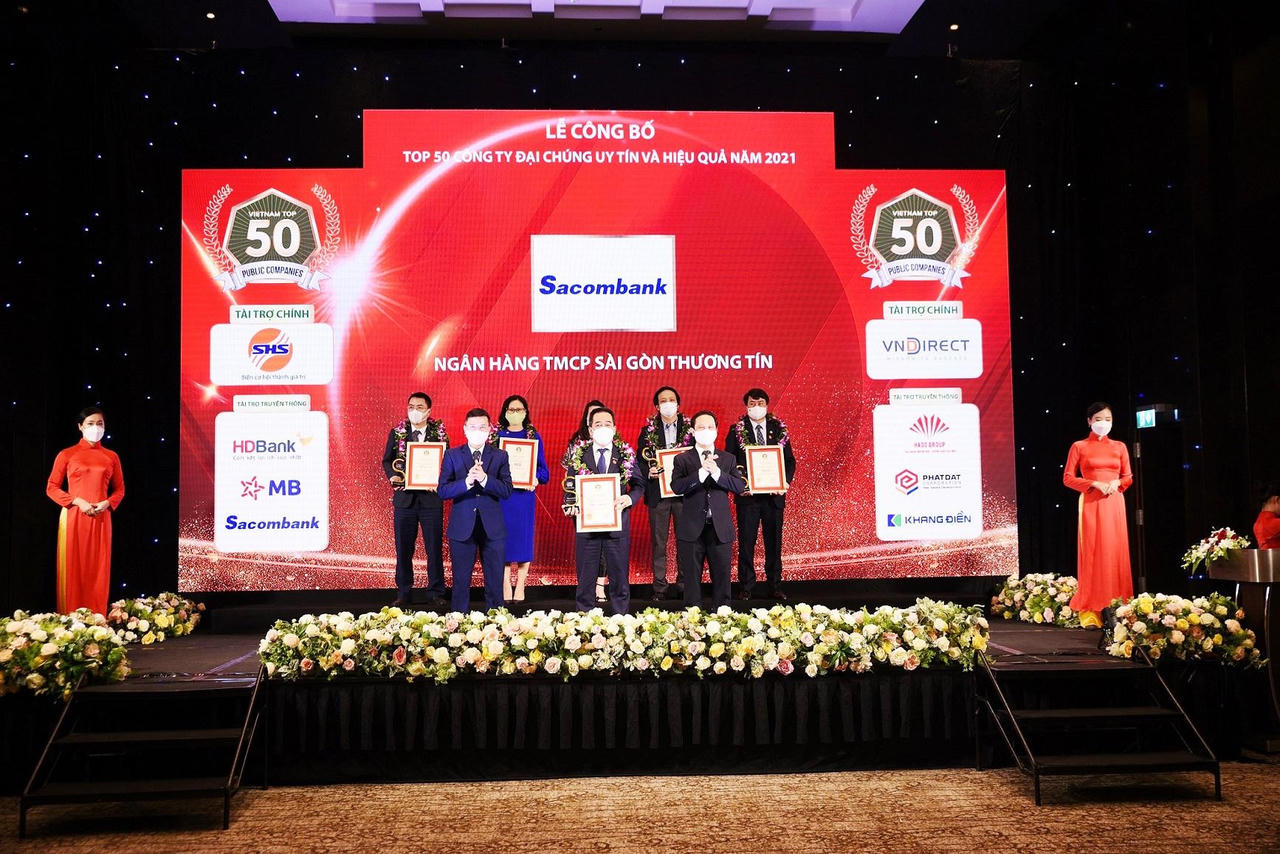 Sacombank liên tiếp nhận được các giải thưởng uy tín trong nước