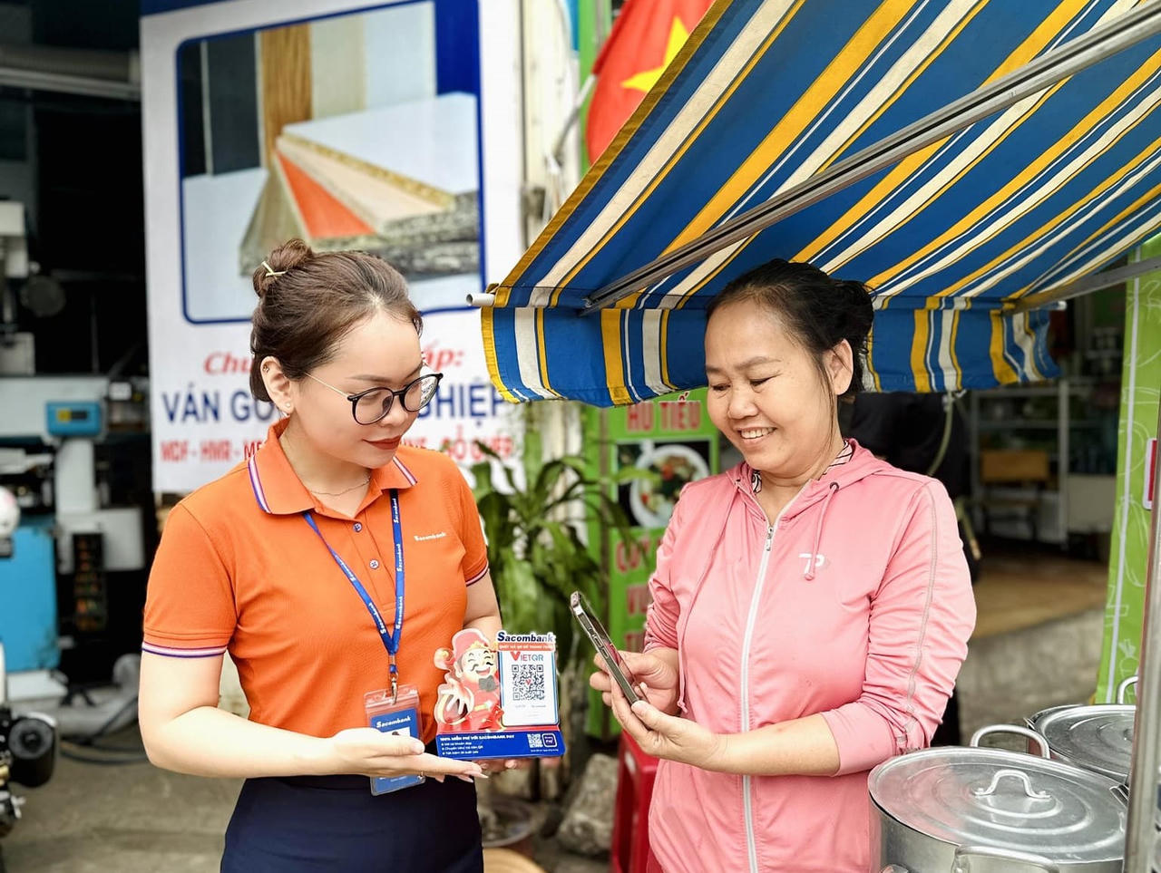 VietQR Sacombank - Giải pháp nhận thanh toán tiện lợi dành cho chủ cửa hàng