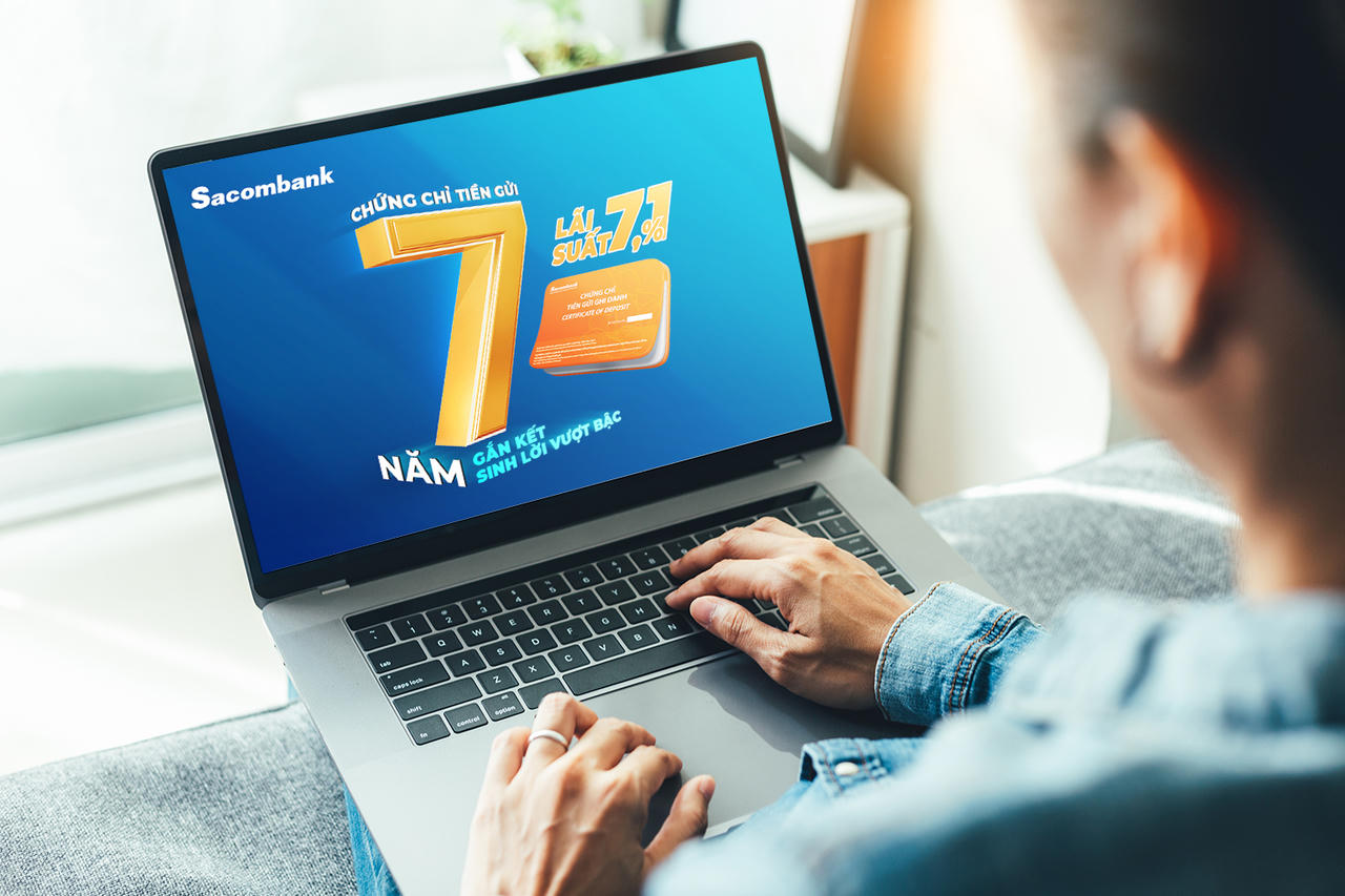 Sacombank phát hành Chứng chỉ tiền gửi dài hạn lãi suất 7,1%/năm