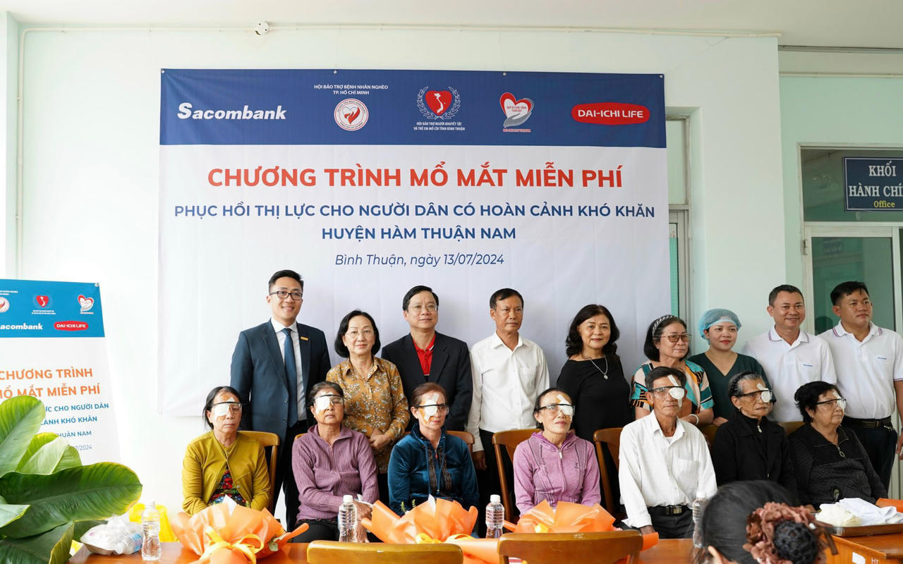 Sacombank và Dai-ichi Life Việt Nam tiếp tục hành trình thiện nguyện 2024