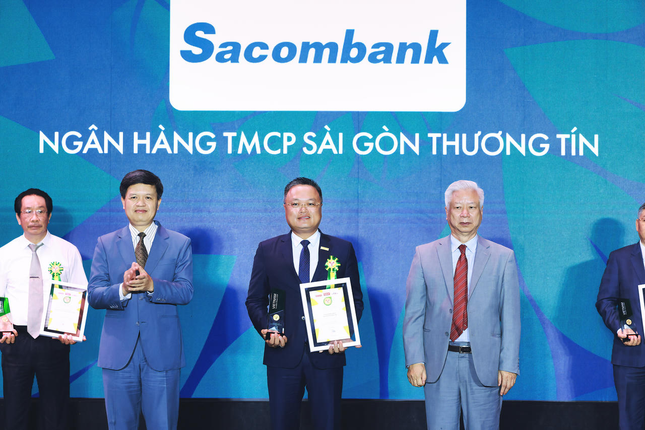 Sacombank là Thương hiệu mạnh Việt Nam 13 năm liên tiếp