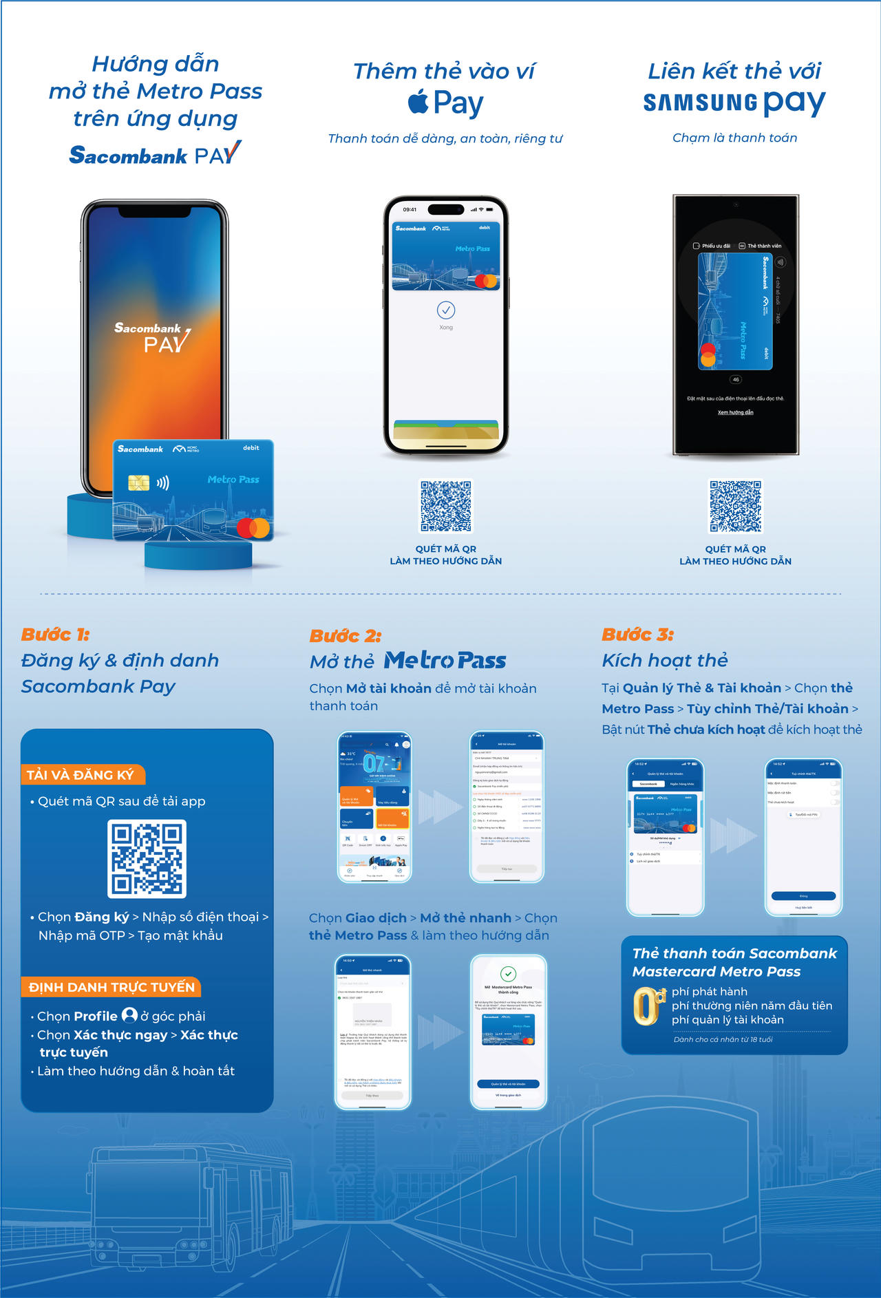 Sacombank tích cực triển khai các giải pháp thanh toán không tiền mặt cho giao thông xanh TP HCM