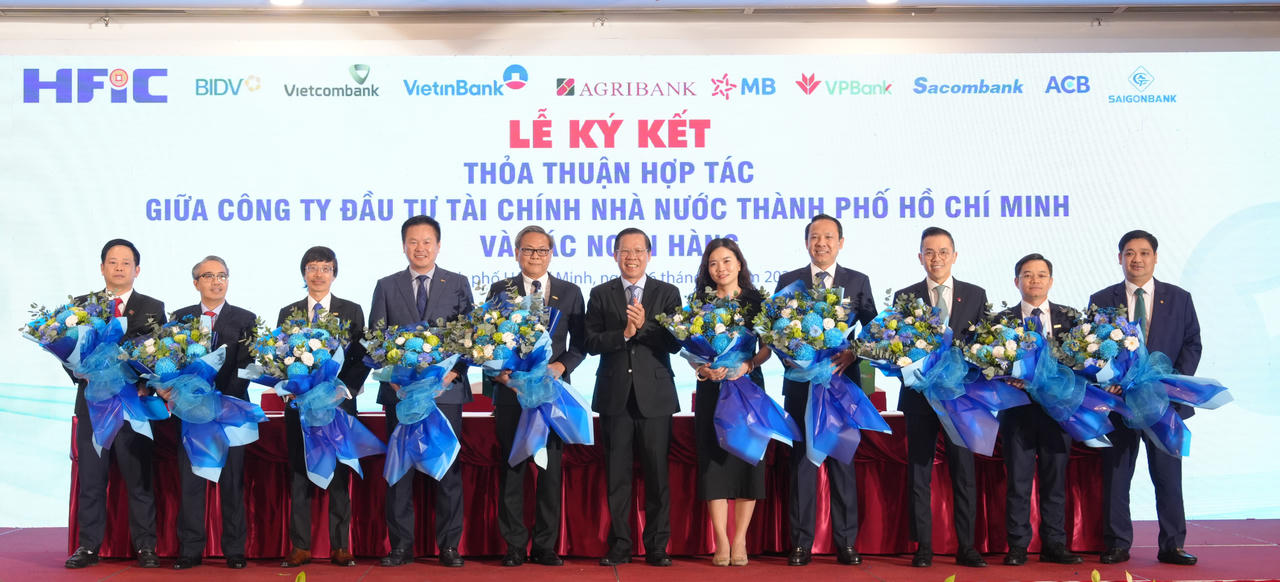 Sacombank và HFIC ký kết hợp tác phát triển kinh tế - xã hội TP Hồ Chí Minh