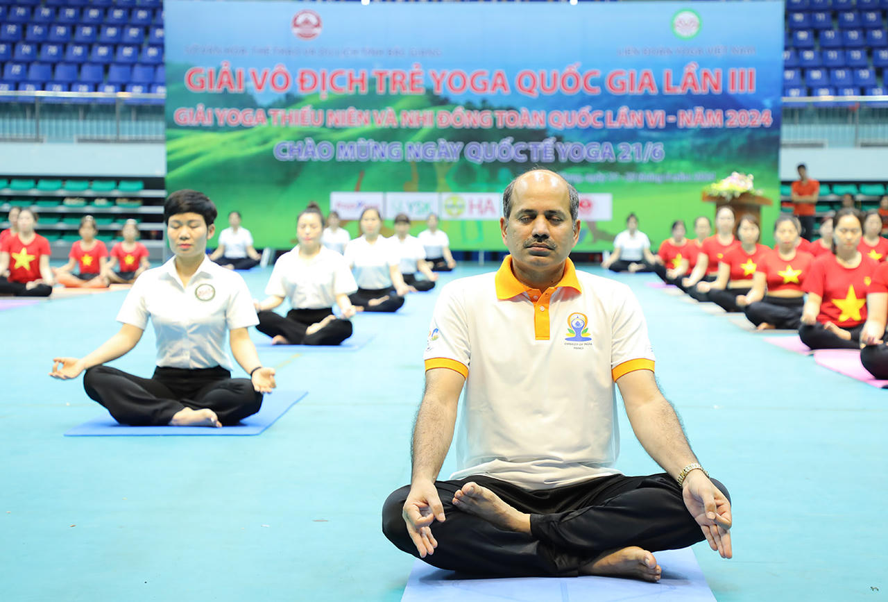 Bắc Giang chào mừng ngày Quốc Tế Yoga bằng hai giải trẻ toàn quốc