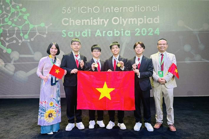 Nam sinh Bắc Giang giành huy chương Vàng Olympic Hóa học