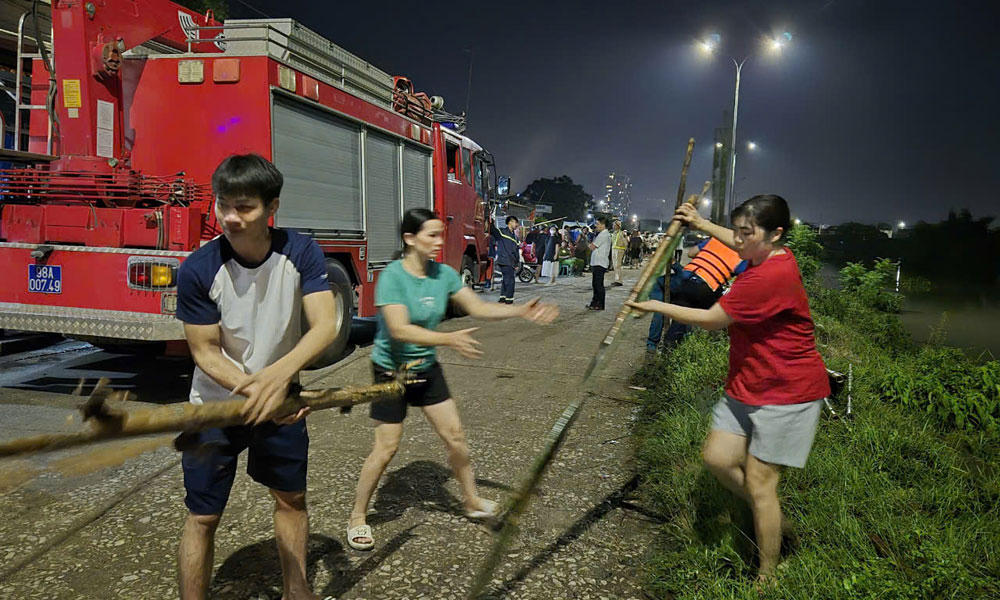 Sự cố tại Trạm bơm Cống Bún (Bắc Giang) được khắc phục xong, đảm bảo an toàn