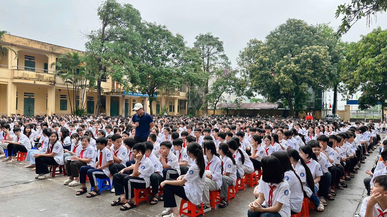 Trường THCS Hà Hồi tổ chức giáo dục kỹ năng sống cho học sinh trước kỳ nghỉ hè