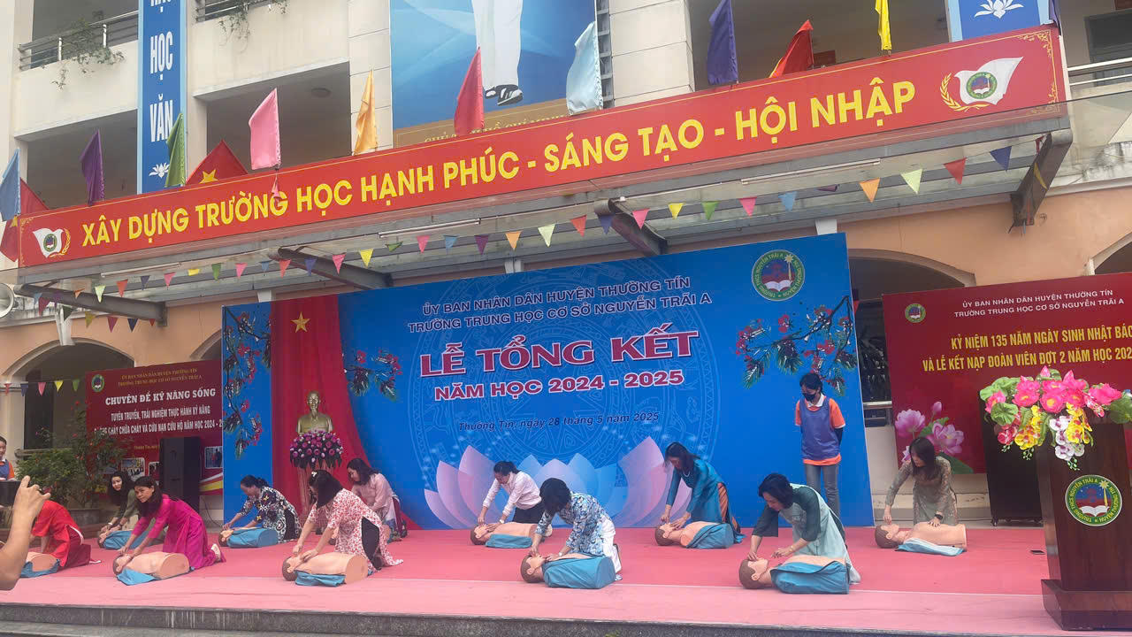 Trường THCS Nguyễn Trãi A trau dồi kỹ năng sống trước kỳ nghỉ hè