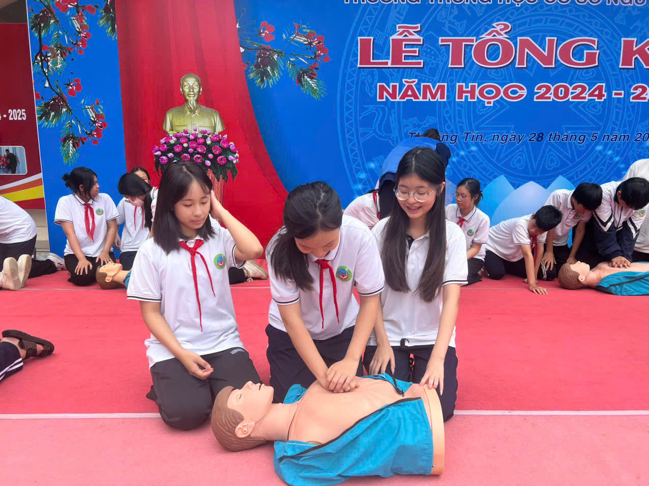 Trường THCS Nguyễn Trãi A trau dồi kỹ năng sống trước kỳ nghỉ hè