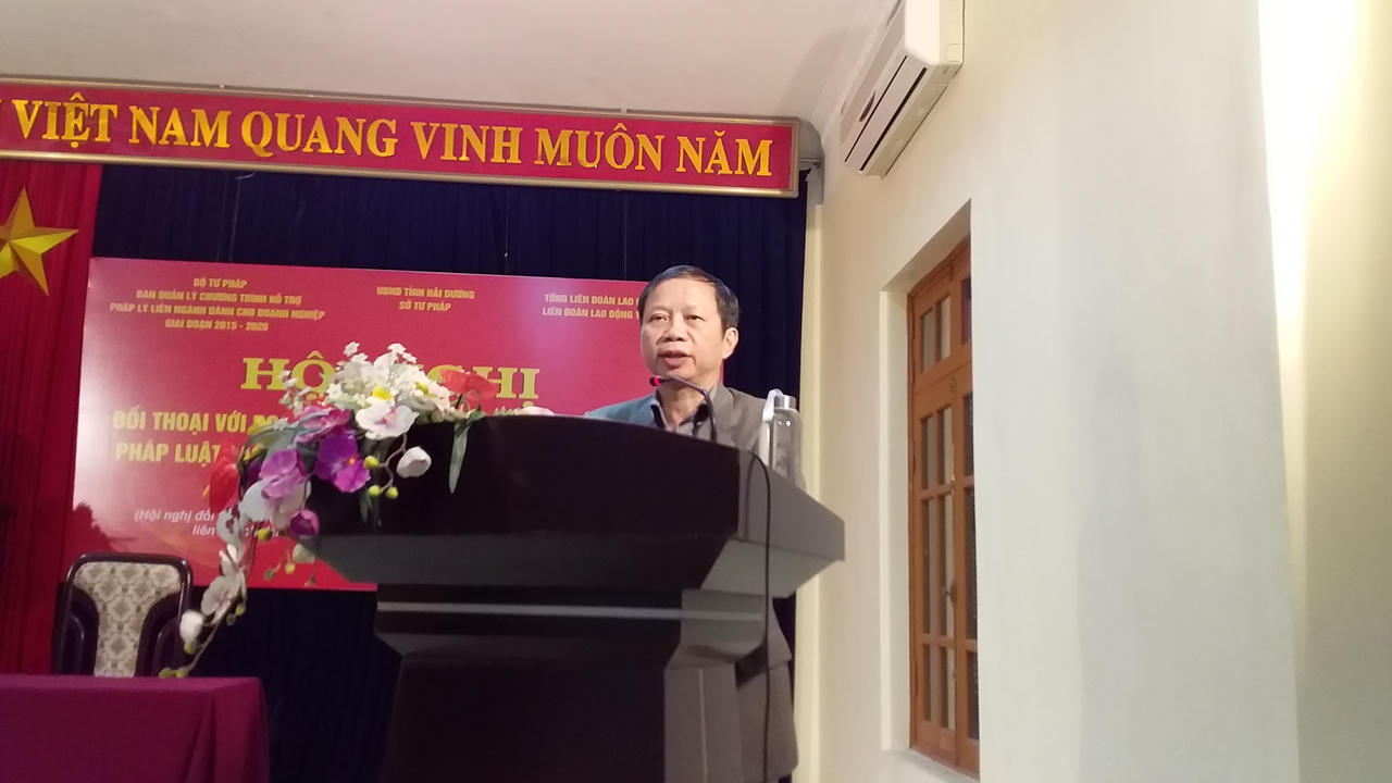 Hải Dương tổ chức đối thoại với doanh nghiệp các vấn đề liên quan đến pháp luật lao động