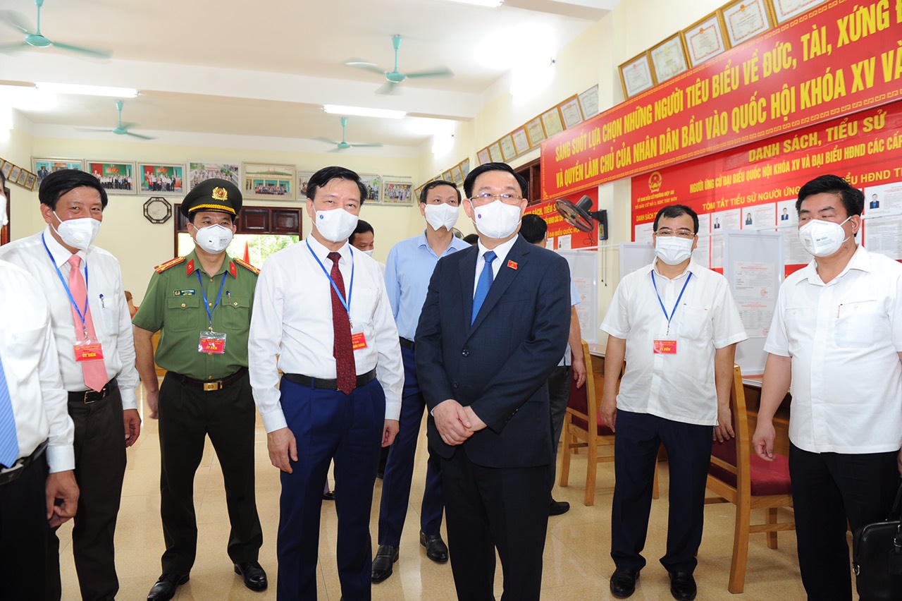 Chủ tịch Quốc hội Vương Đình Huệ đánh giá Hải Dương linh hoạt, sáng tạo trong công tác chuẩn bị bầu cử