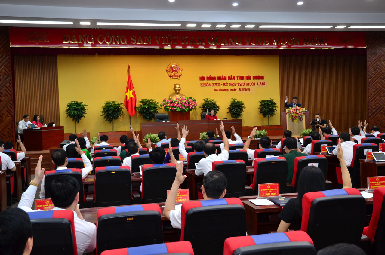 Ông Lê Văn Hiệu được bầu giữ chức Chủ tịch HĐND tỉnh Hải Dương.