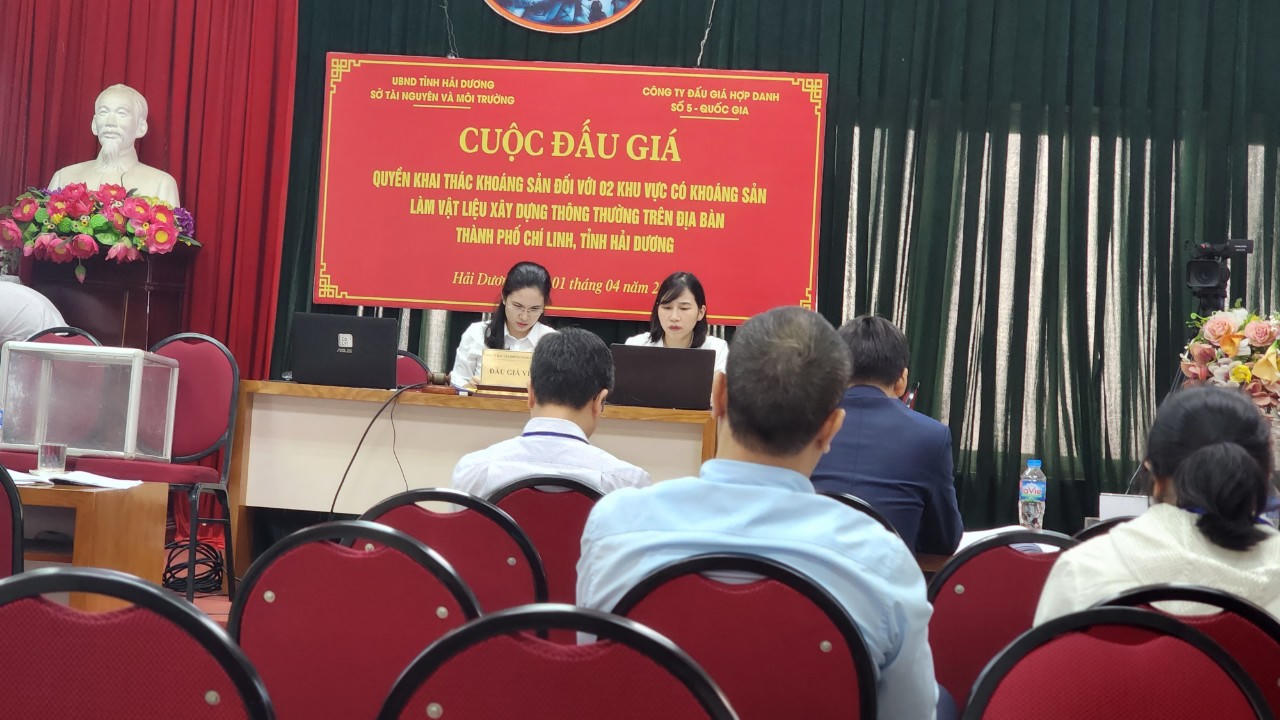 Hải Dương tăng cường đấu giá quyền khai thác khoáng sản - Bài 1: Đấu giá thành công 5 mỏ, thu ngân sách trên 300 tỷ đồng