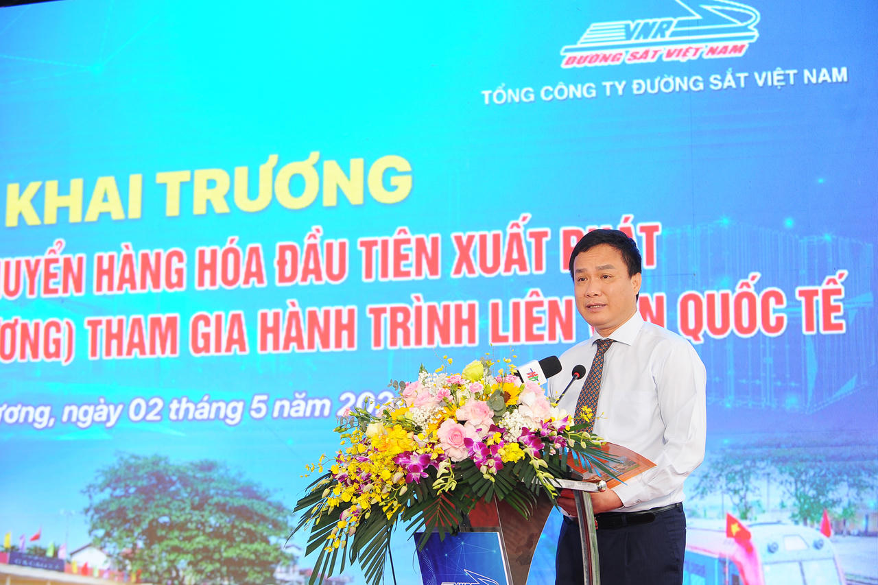 Khai trương chuyến tàu liên vận quốc tế đầu tiên từ ga Cao Xá, Hải Dương