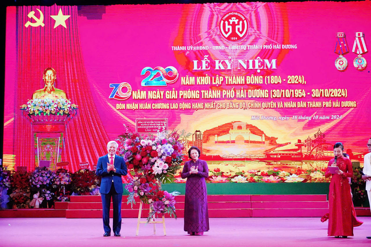 220 năm khởi lập Thành Đông và 70 năm ngày giải phóng thành phố Hải Dương