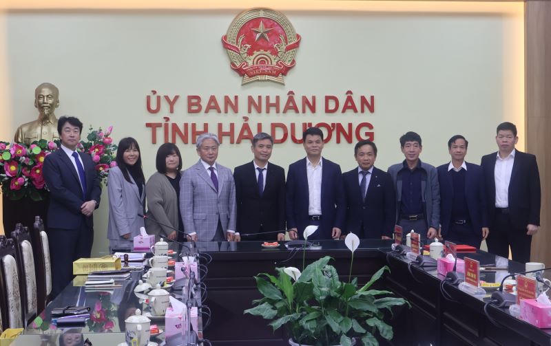 Nhật Bản tìm hiểu cơ hội đầu tư tại Hải Dương 