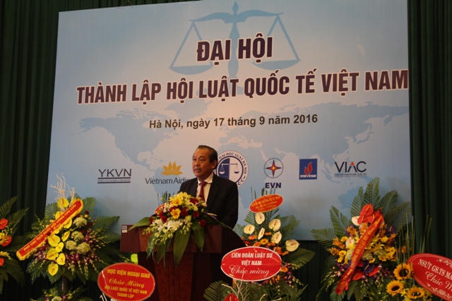 Tổ chức thành công Đại hội thành lập Hội Luật Quốc tế Việt Nam