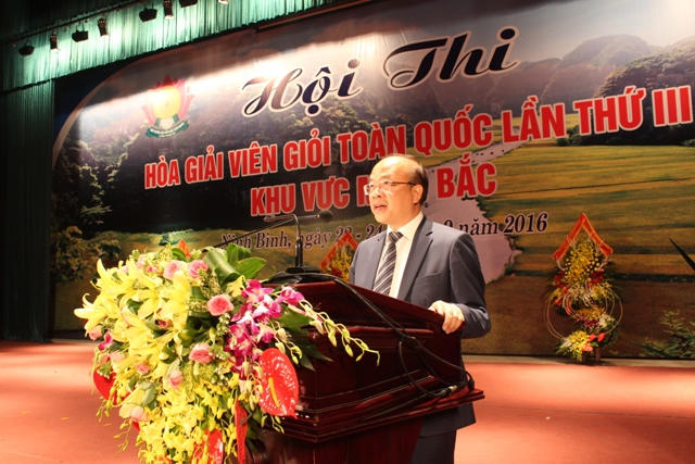 Tưng bừng khai mạc Hội thi Hòa giải viên giỏi toàn quốc lần thứ III khu vực miền Bắc