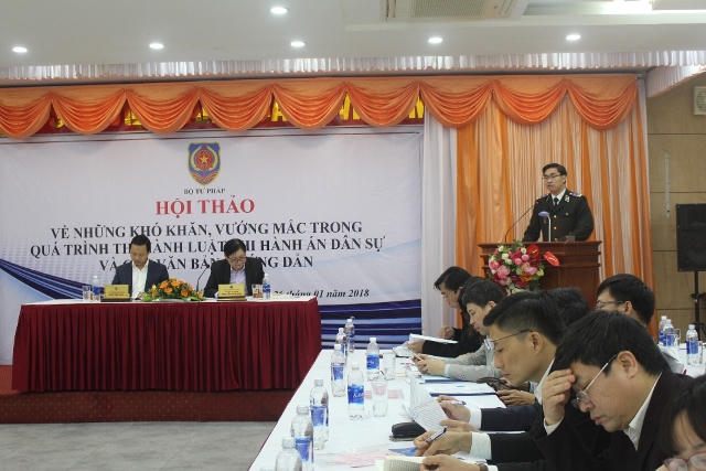 154 vướng mắc cần tháo gỡ trong quá trình thi hành án dân sự