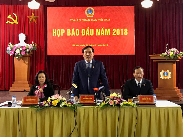 10 sự kiện nổi bật của ngành Tòa án năm 2017