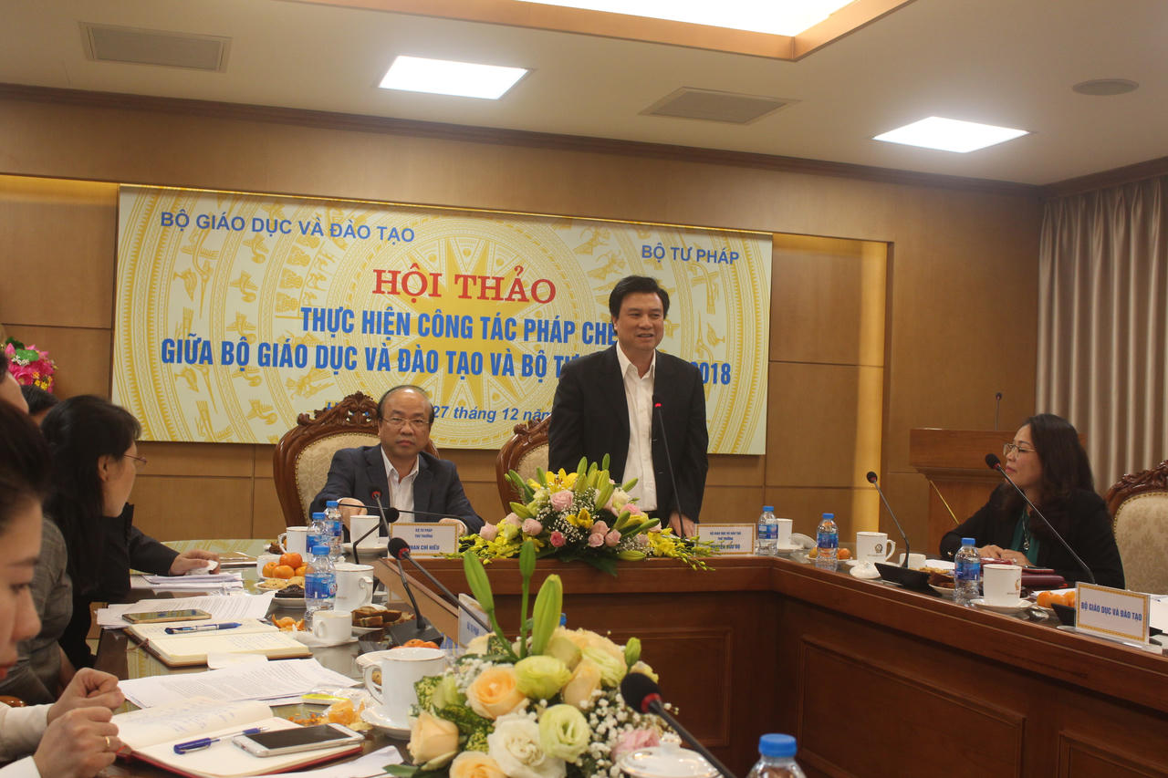 Bộ Giáo dục và Đào tạo - Bộ Tư pháp phối hợp ngày càng thực chất