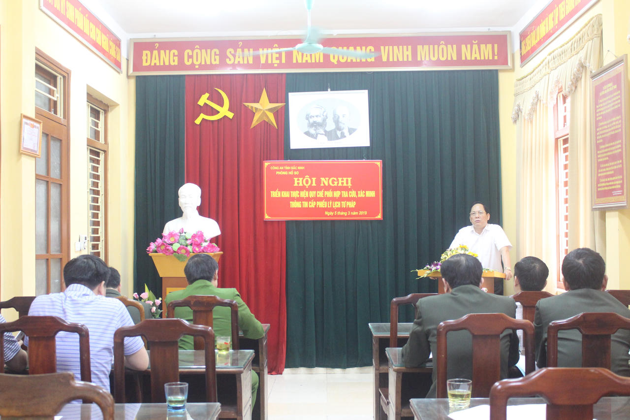 Bắc Ninh triển khai Quy chế phối hợp tra cứu, xác minh thông tin cấp Phiếu Lý lịch tư pháp