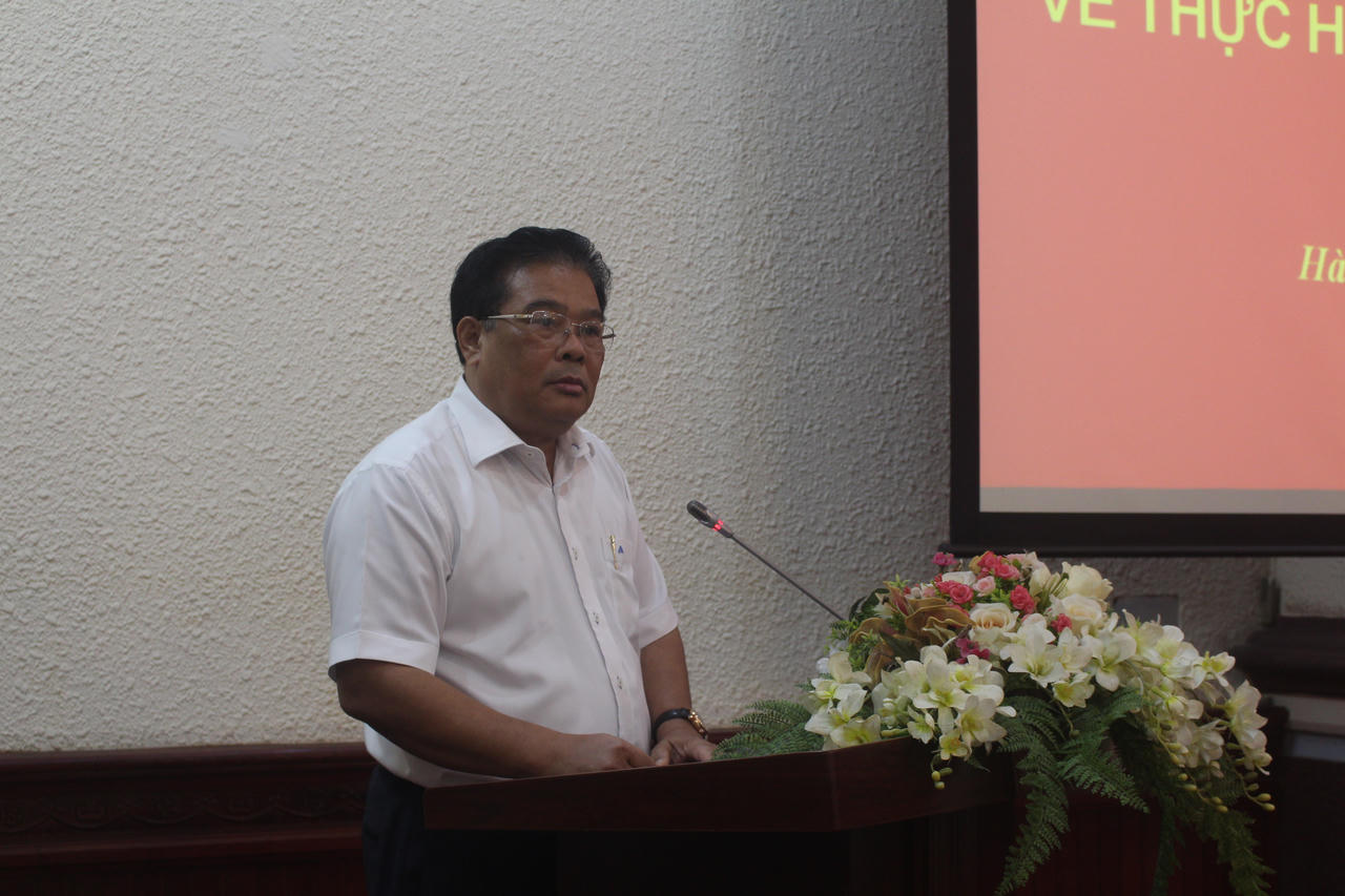 Công bố quyết định thành lập Ban Chỉ đạo thực hiện Quy chế dân chủ ở cơ sở của Đảng ủy Khối